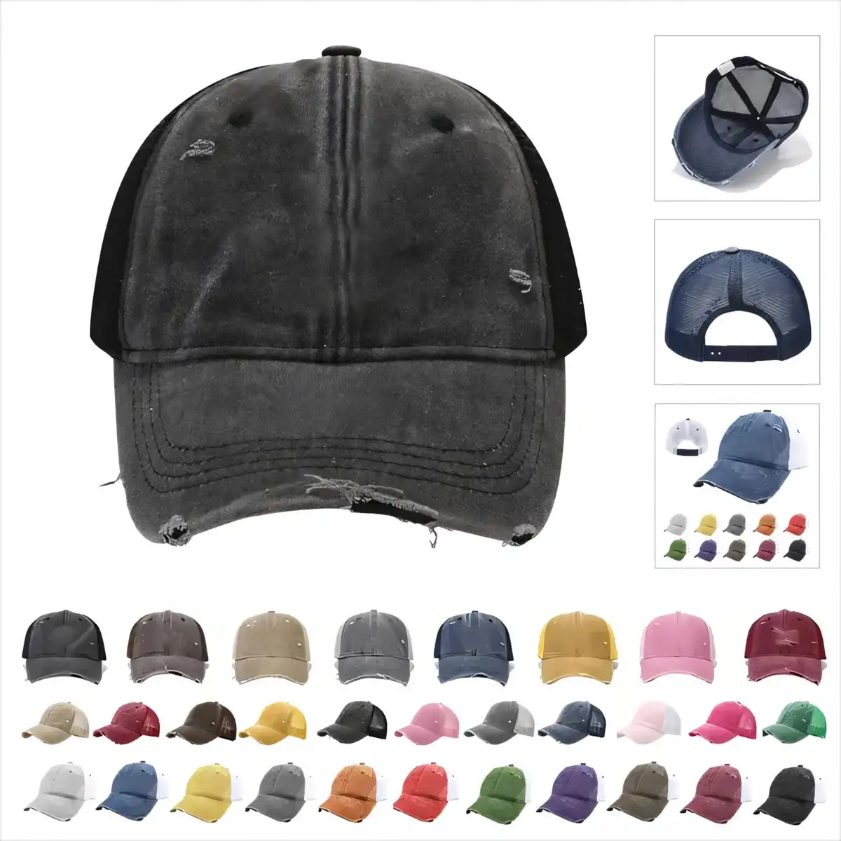 Distressed Pigment Cap Outdoor