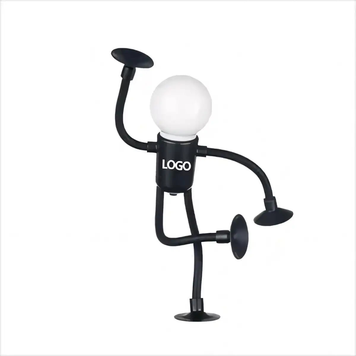 LED Bookend Lamp Stick Figure alternate product angle
