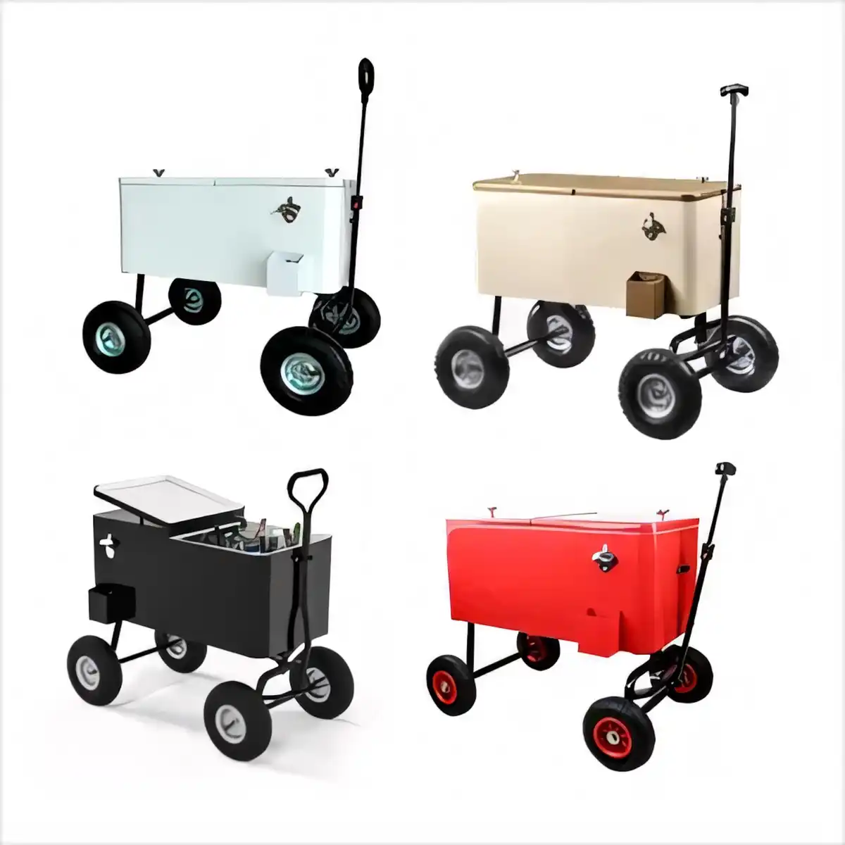 Heavy Duty Rolling Cooler Wagon product detail view