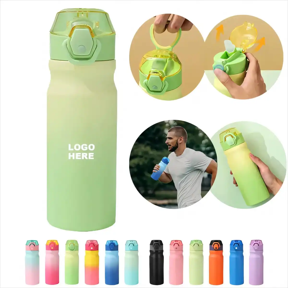 Gradient Steel Insulated Bottle