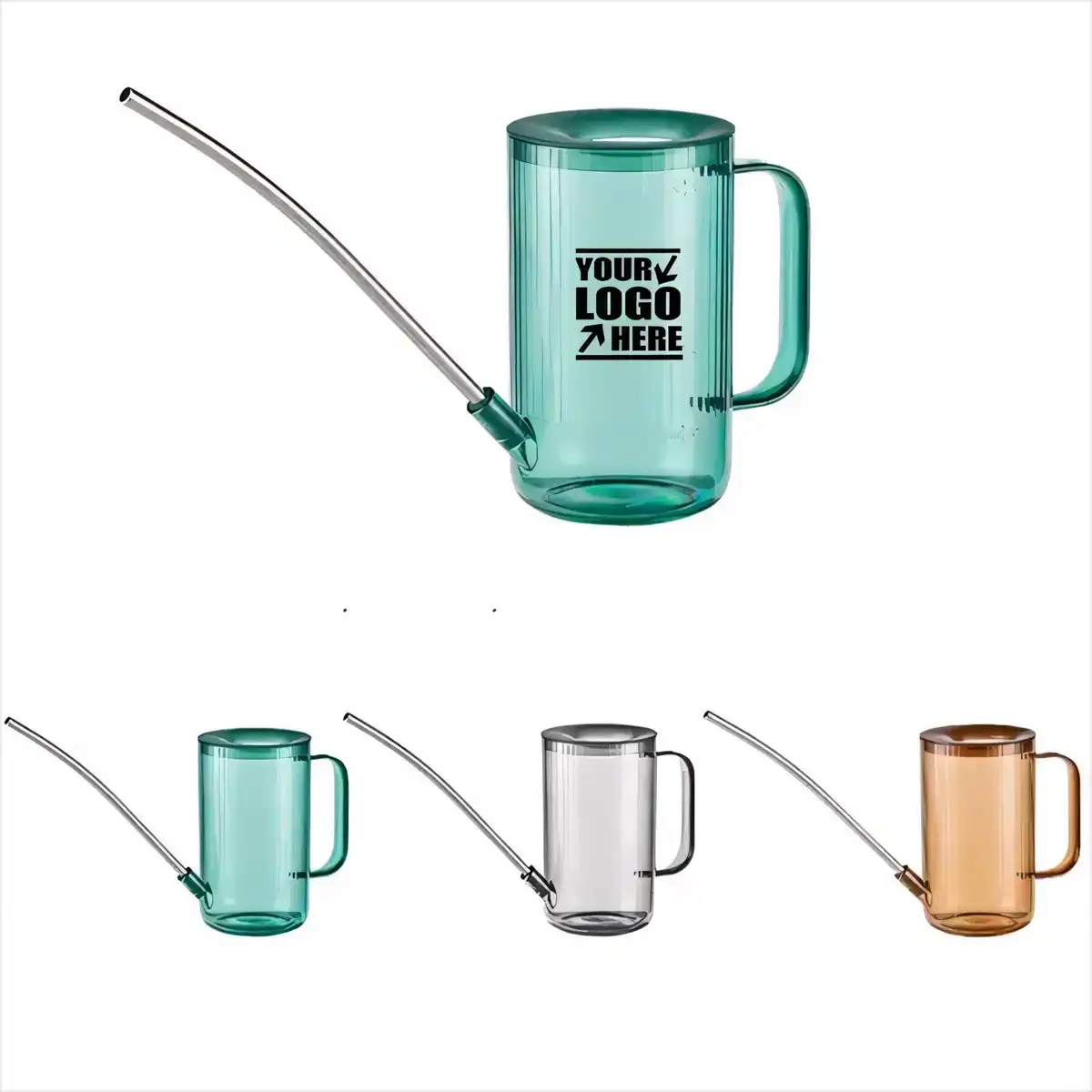Compact Clear Plastic Watering Can