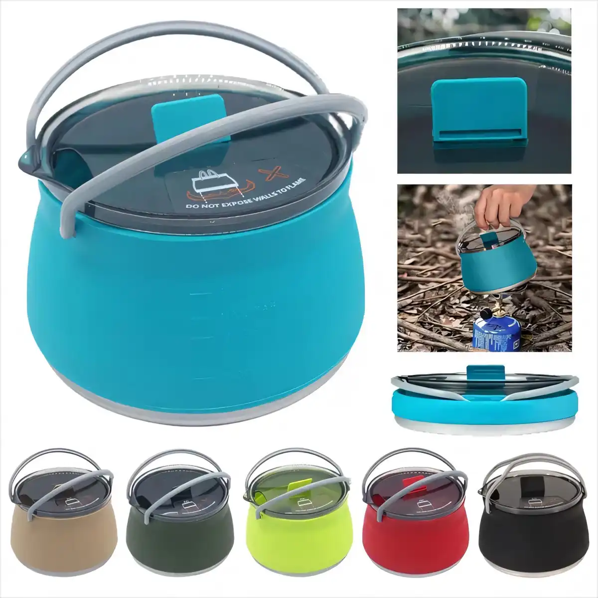 Foldable Silicone Travel Kettle