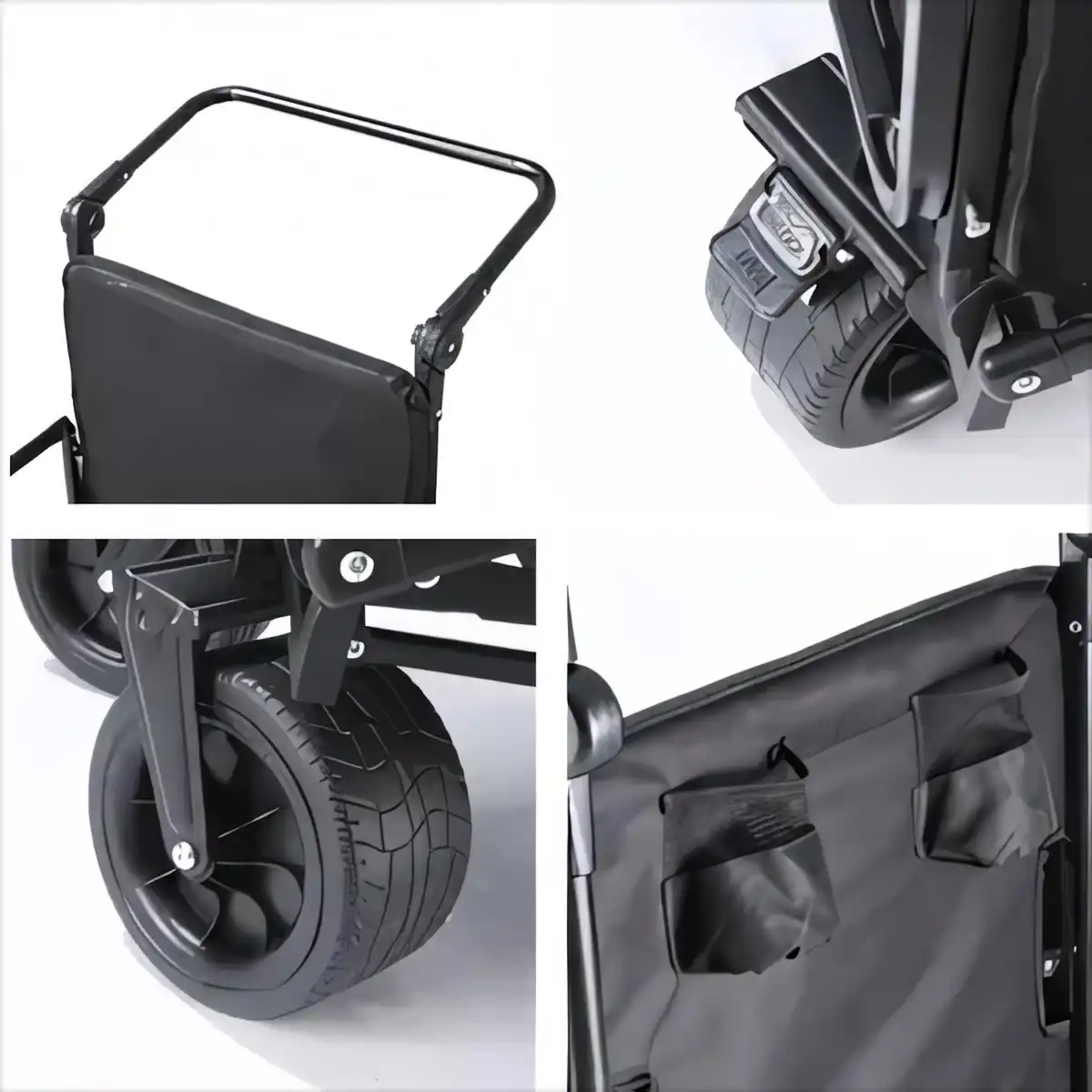 2-in-1 Folding Camping Wagon Cot product close-up