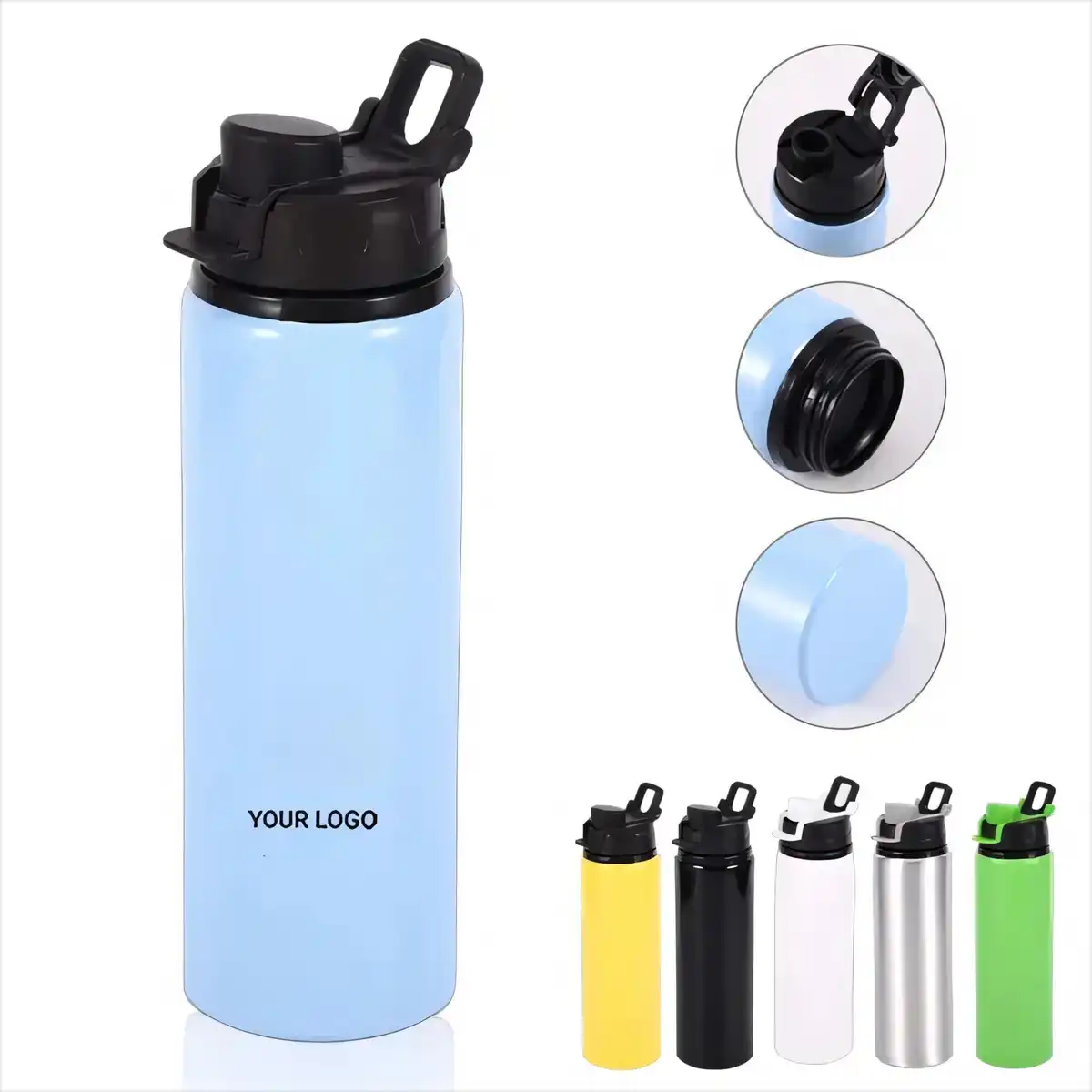 27oz Aluminum Sports Water Bottle