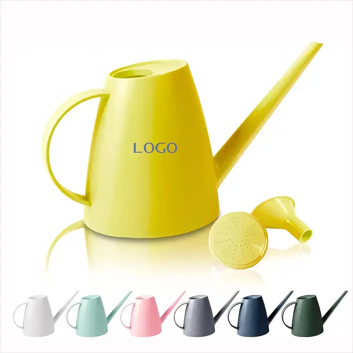 Durable Plastic Watering Can with Shower Head