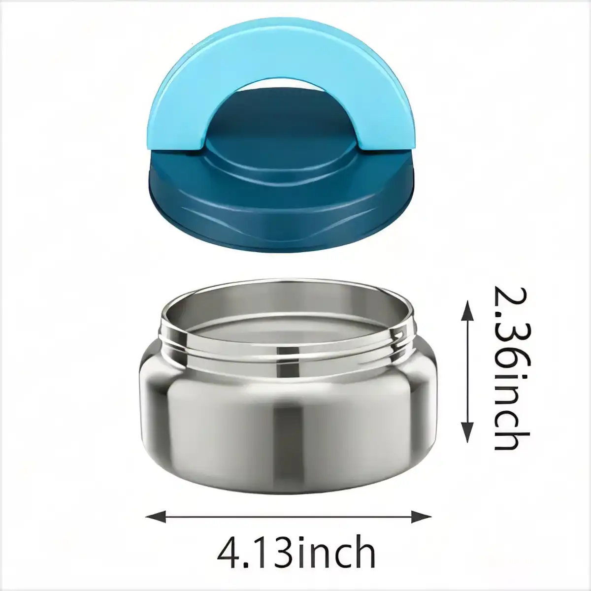 Insulated Food Jar with Leakproof Lid product detail view