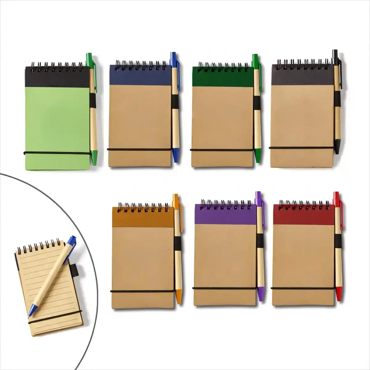Mini Spiral Notebook Pen Set