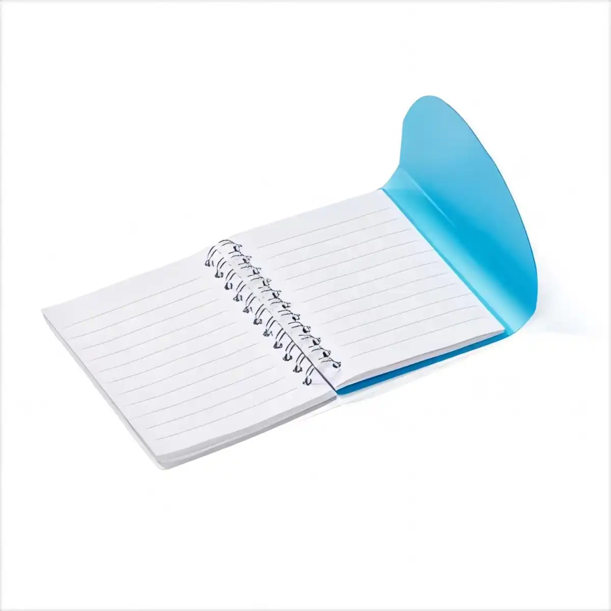 Vibrant Spiral Notebook with Translucent Cover product detail view