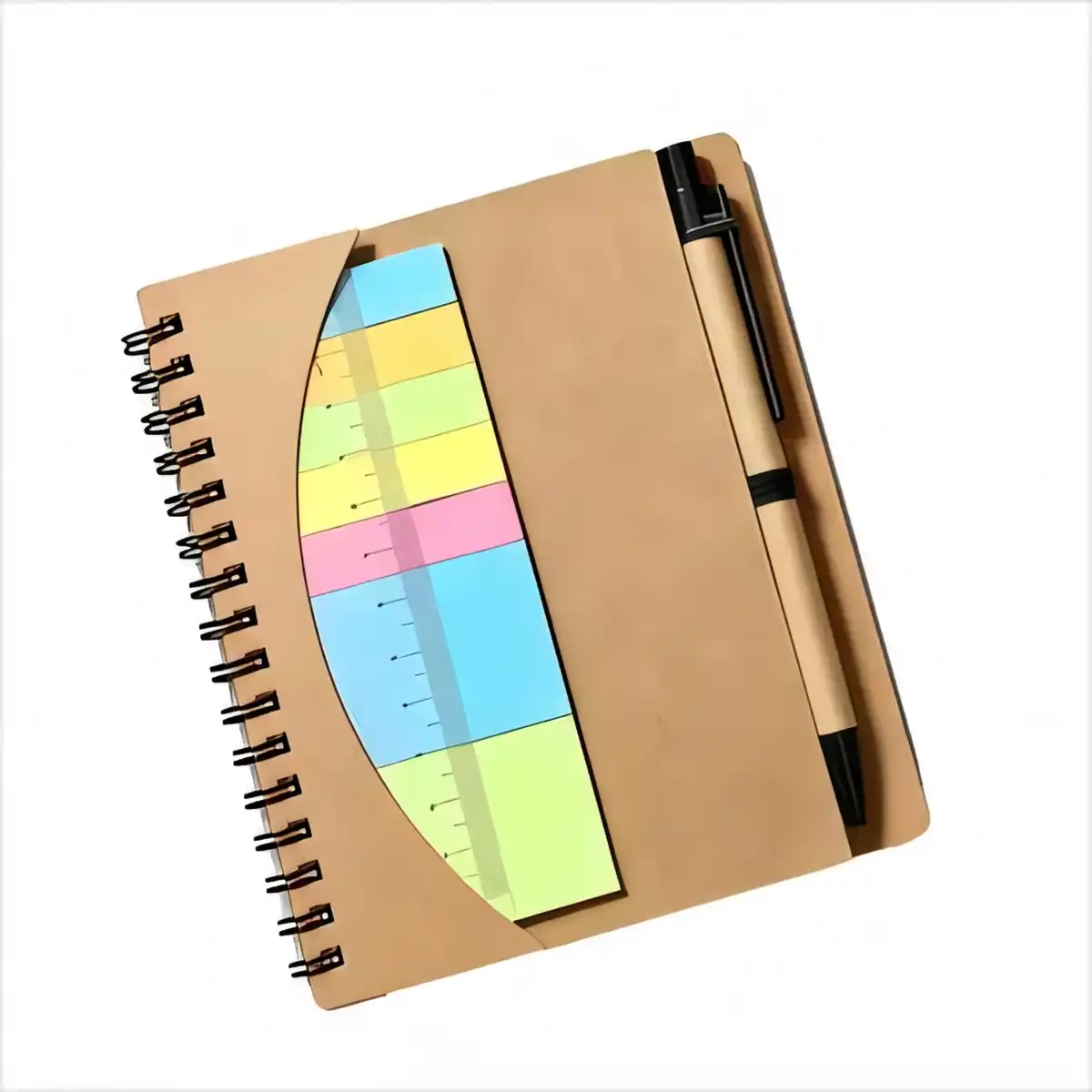 Ruler Sticky Note Spiral Notebook additional product view
