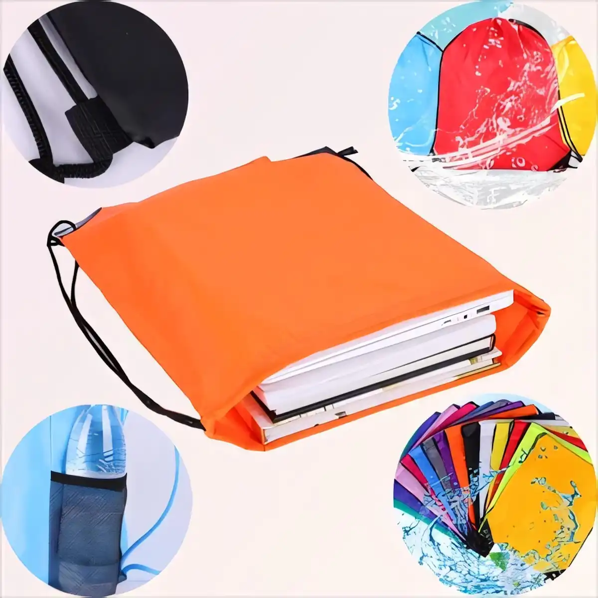 Polyester Drawstring Sports Sack product detail view
