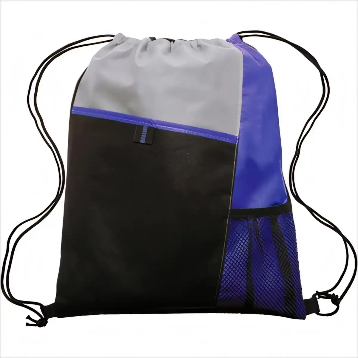 Durable Mesh Drawstring Backpack product detail view