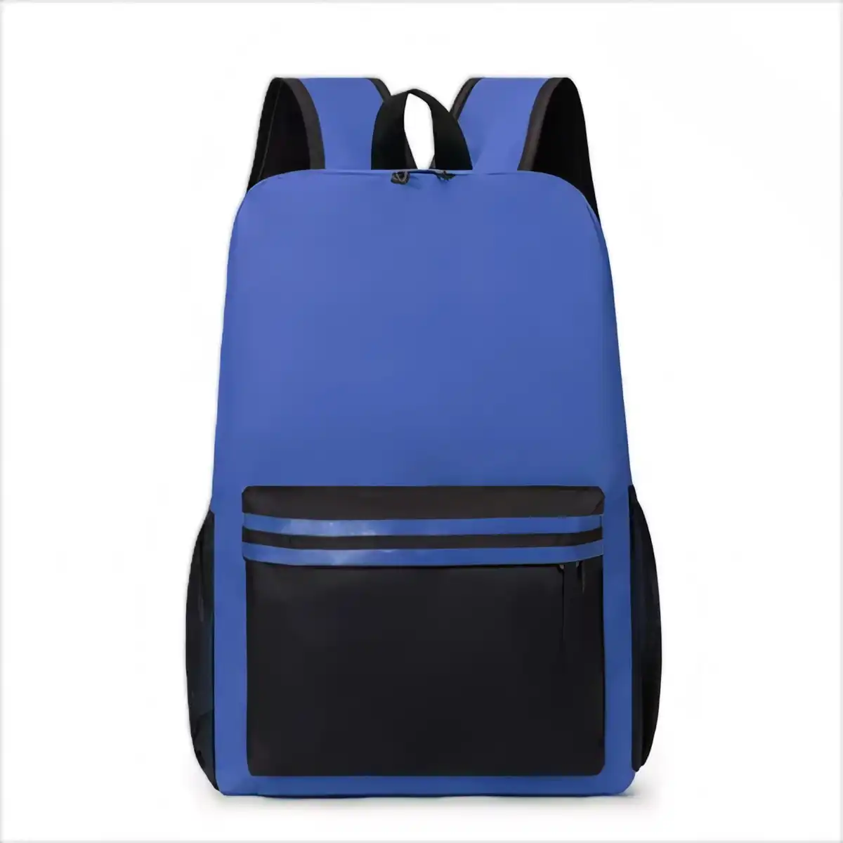 Nylon School Backpack with Reflective Strips product detail view