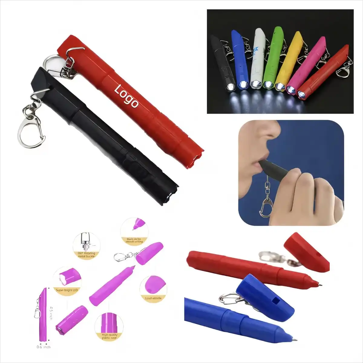 LED Whistle Pen Light