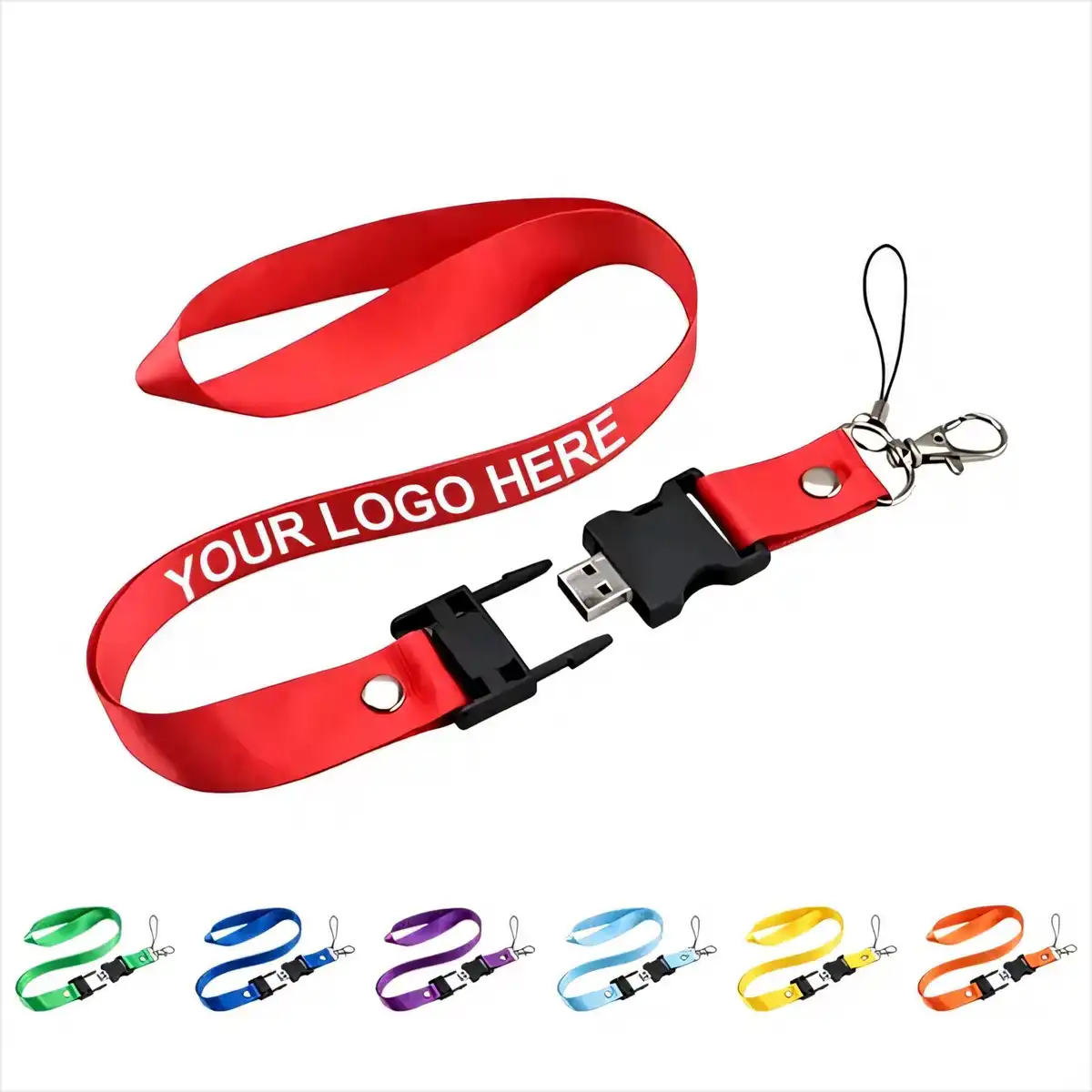 Polyester Neck USB Drive