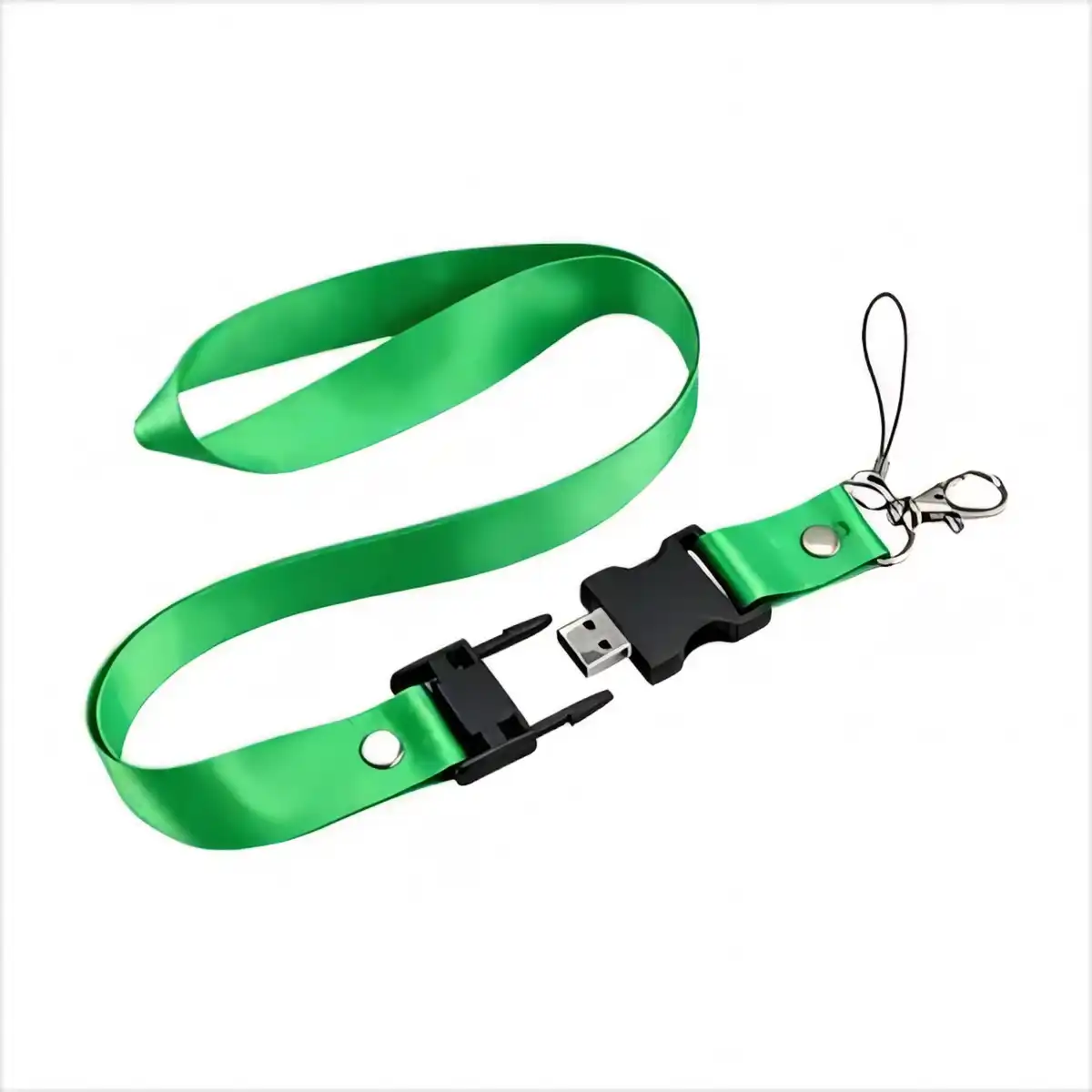 Polyester Neck USB Drive alternate product angle