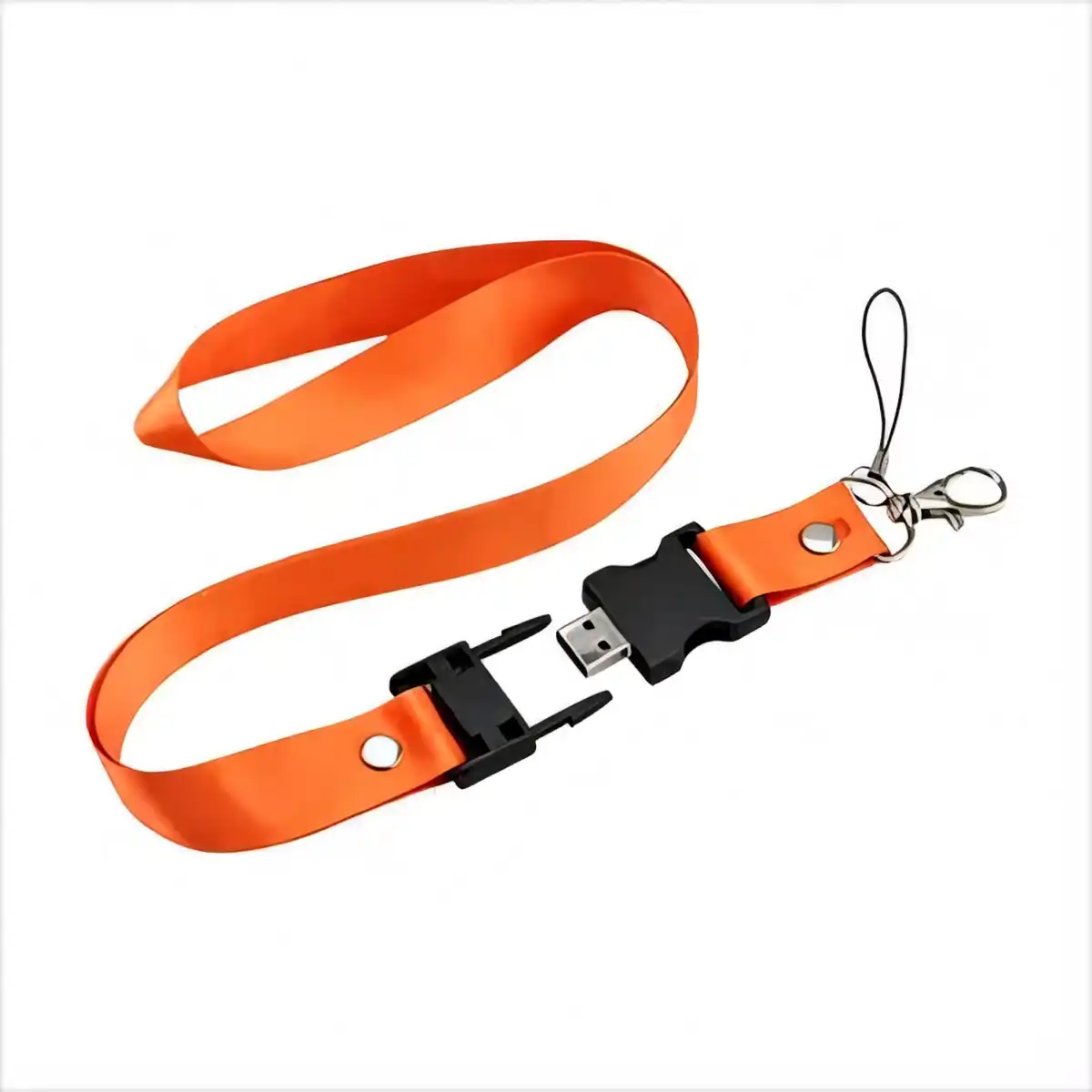 Polyester Neck USB Drive product close-up
