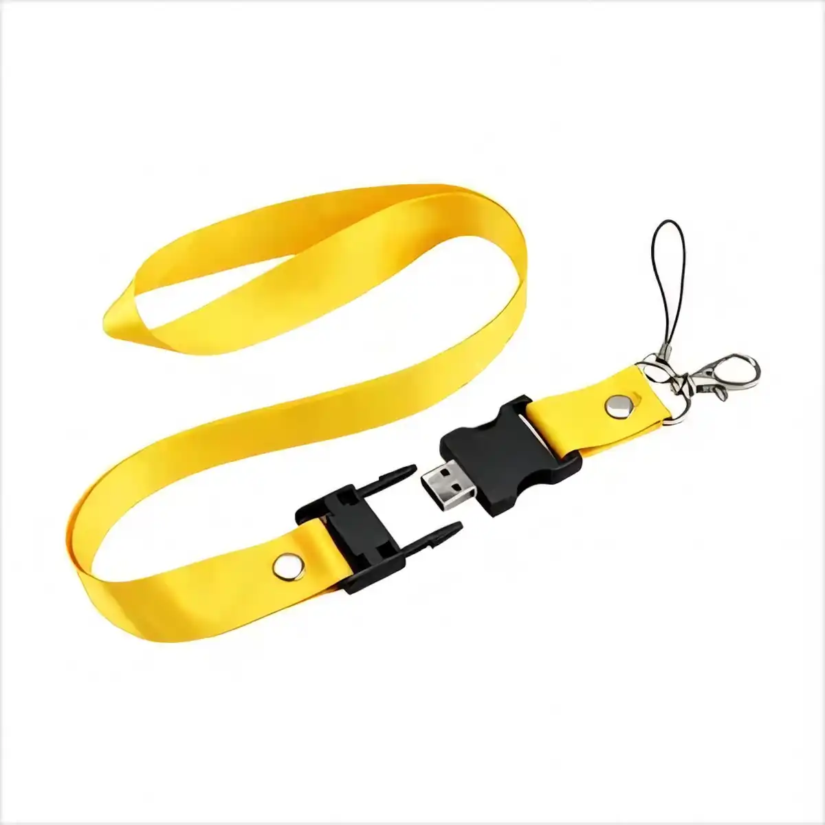 Polyester Neck USB Drive product with accessories