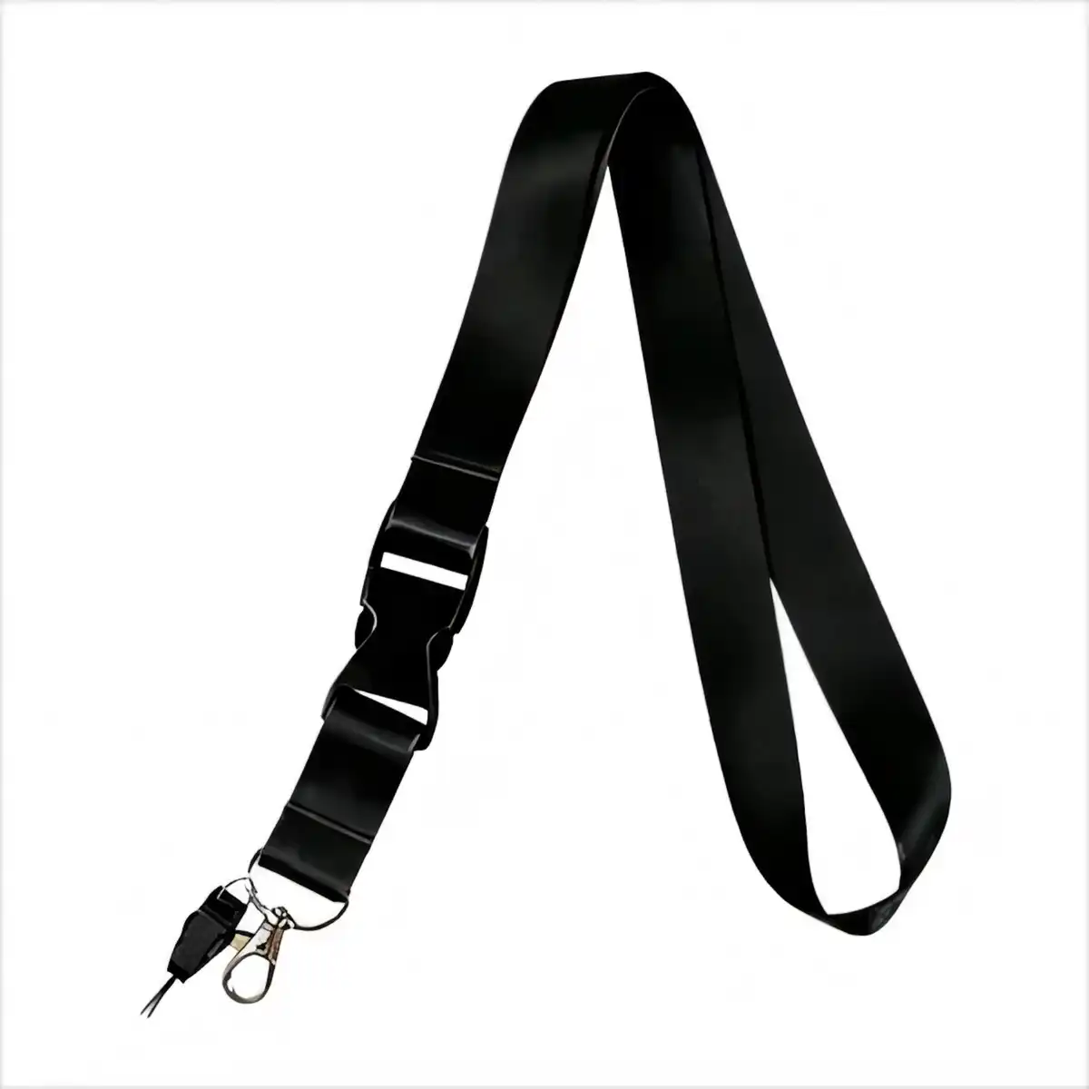 Polyester Breakaway Lanyard with Buckle alternate product angle