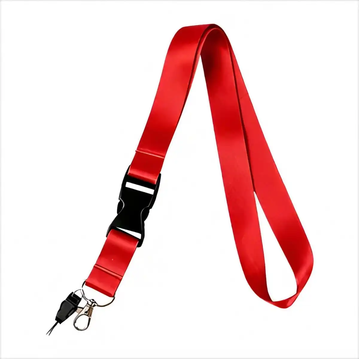 Polyester Breakaway Lanyard with Buckle product close-up