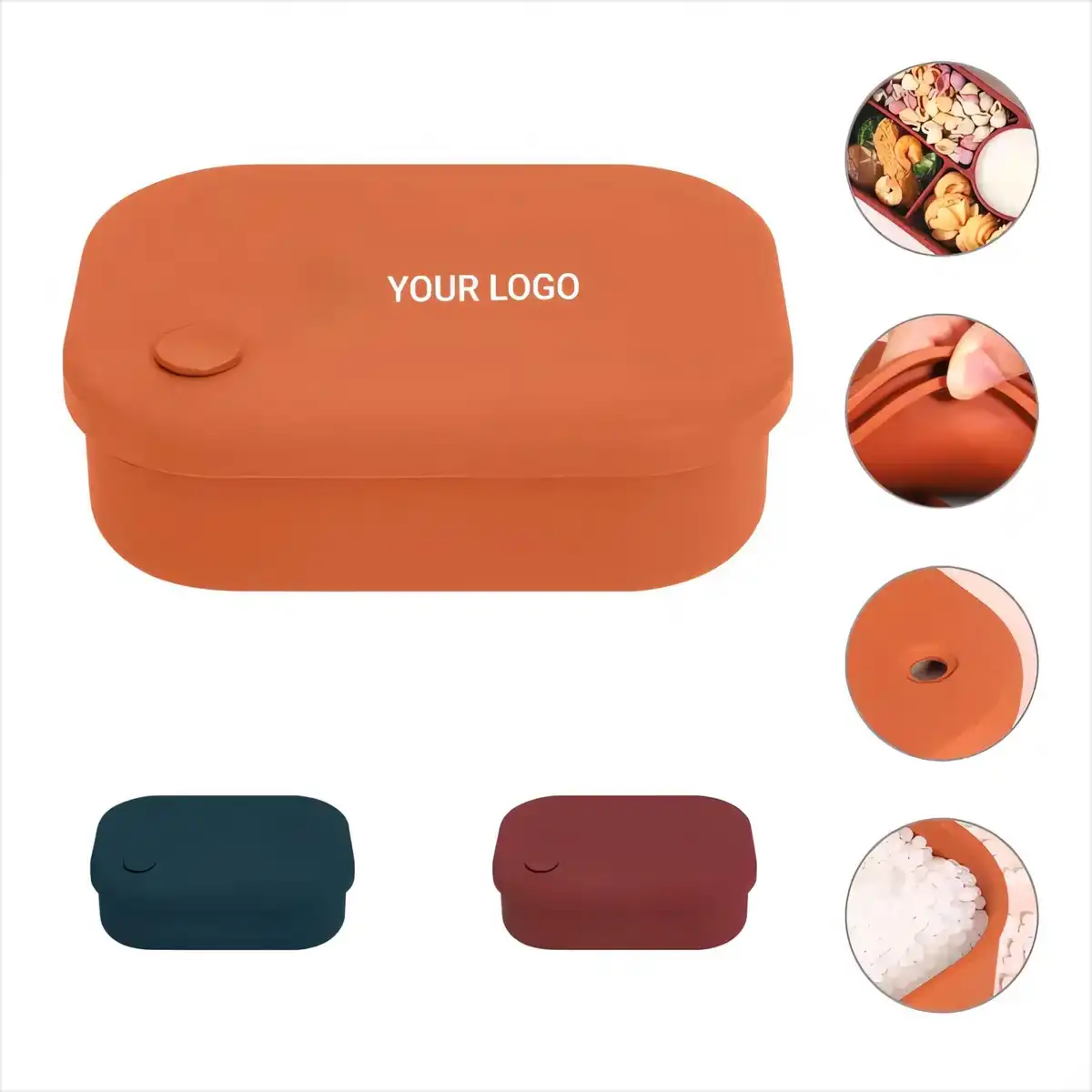 Portable Silicone Lunch Container