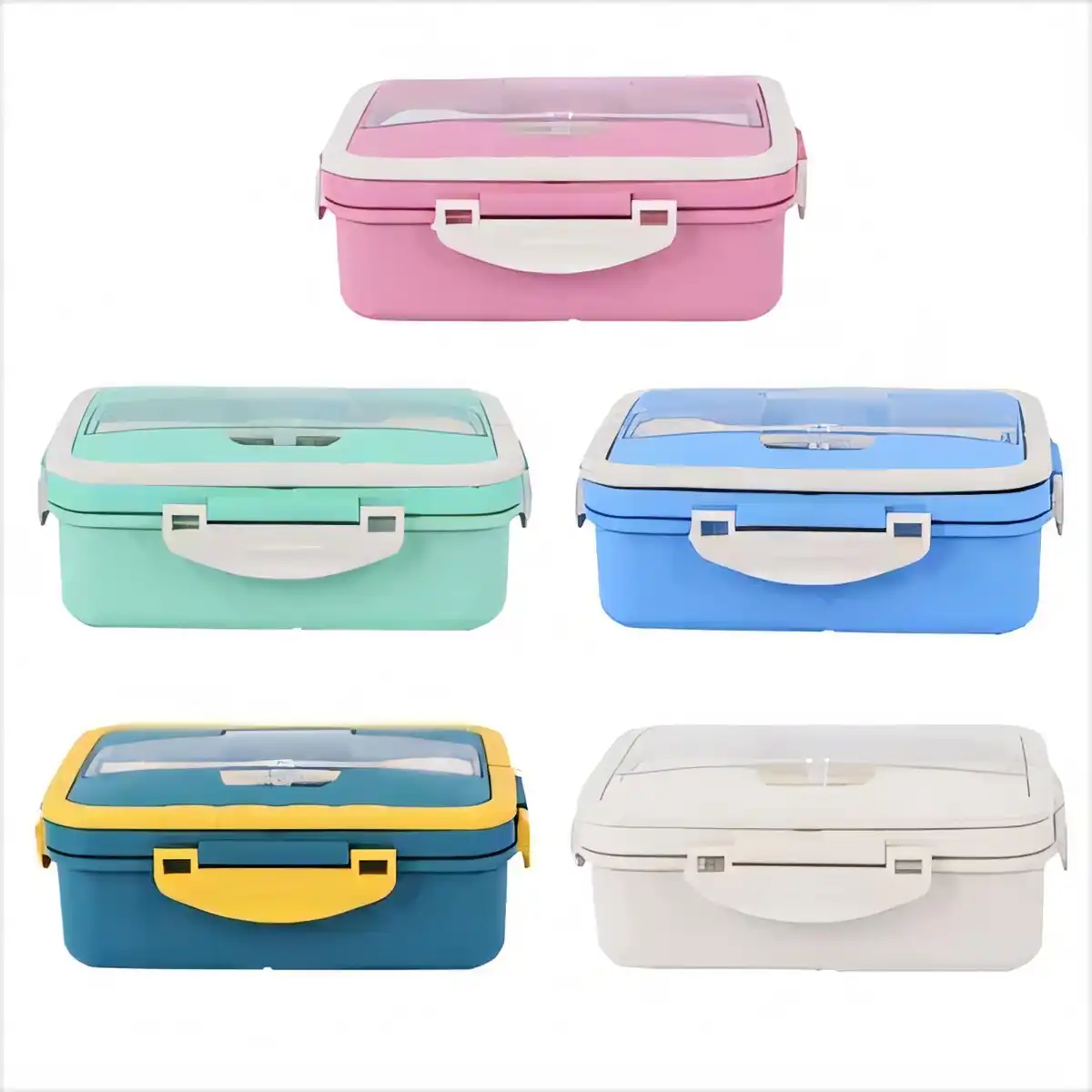 Eco Friendly Wheat Straw Bento Set alternate product angle