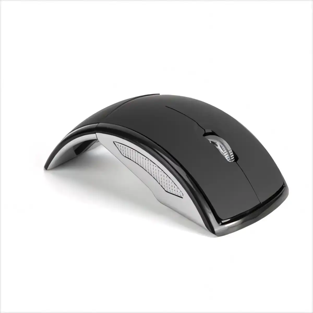 Ergonomic Foldable Wireless Optical Mouse product with accessories