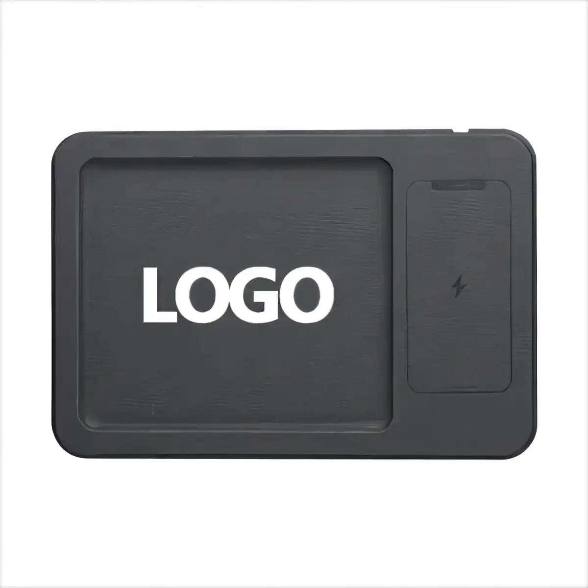 Leather Wireless Charging Desk Mat alternate product angle