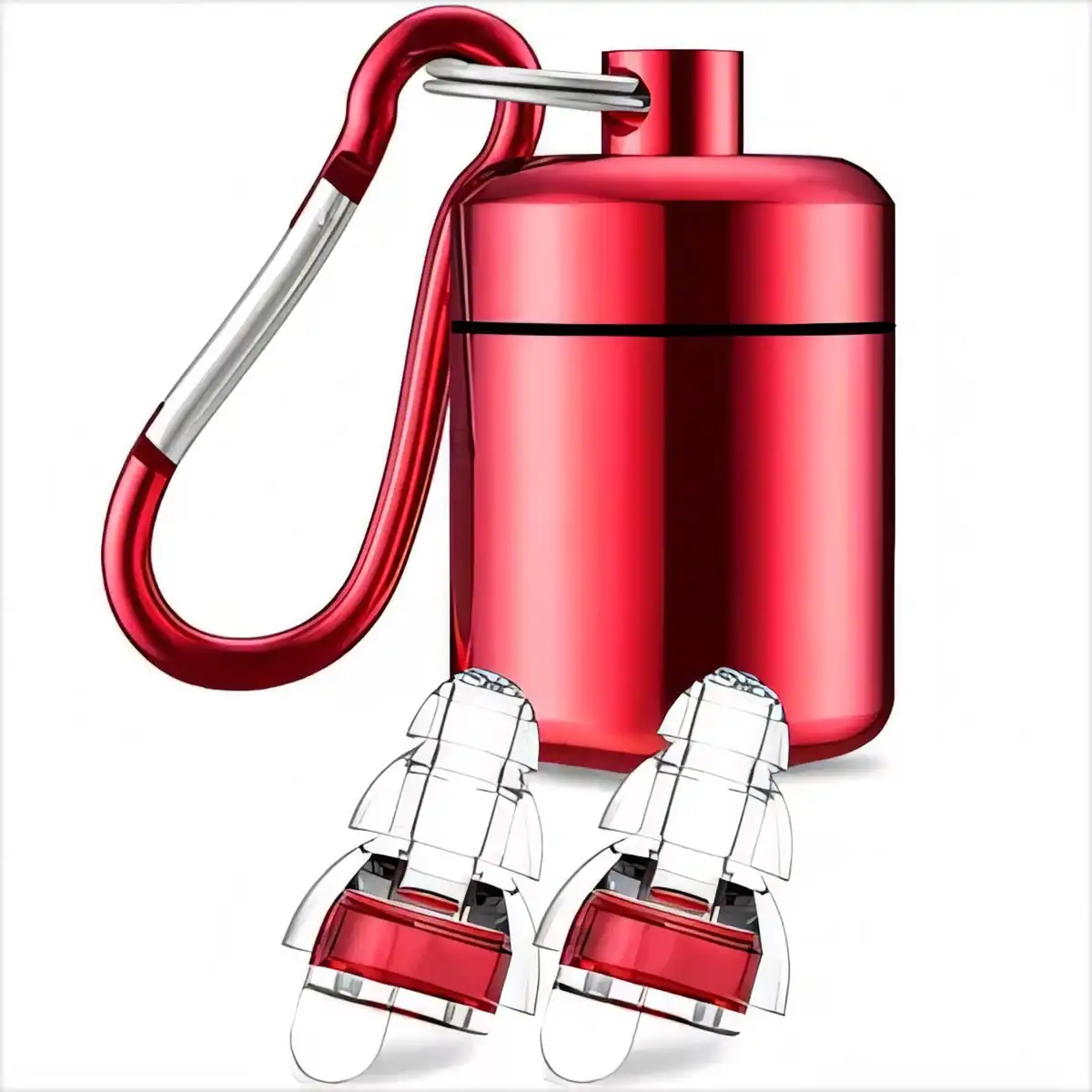HiFi Earplugs Aluminum Carry Case alternate product angle