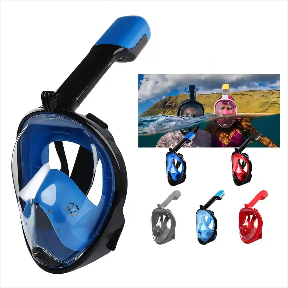 180° Full Face Snorkel Mask