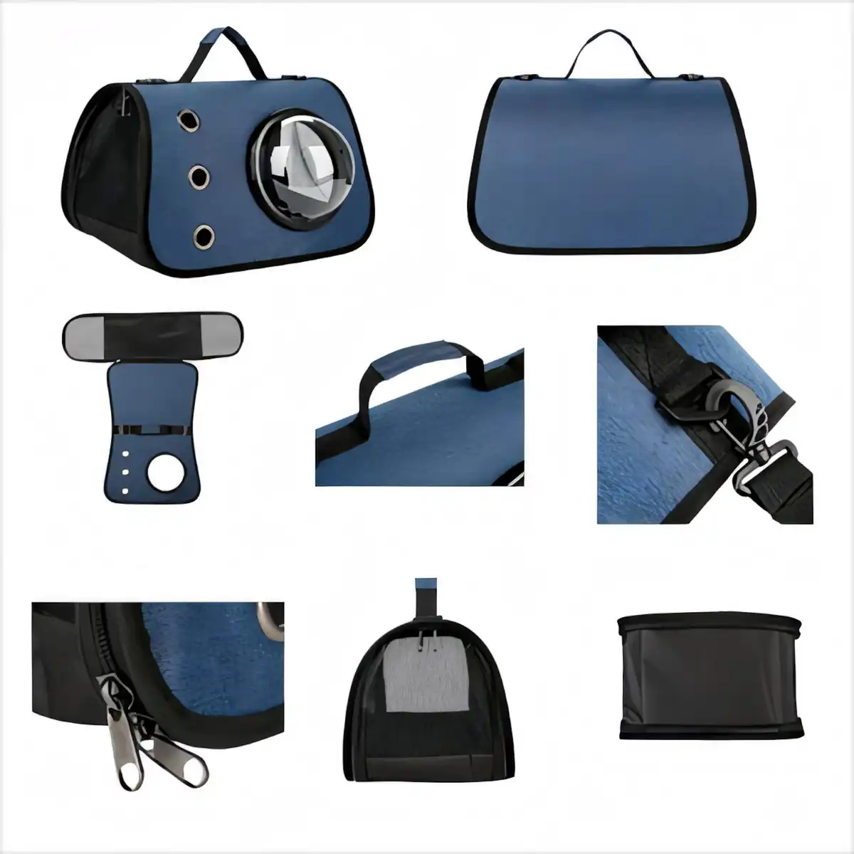 Ventilated Pet Carrier Travel Bag alternate product angle