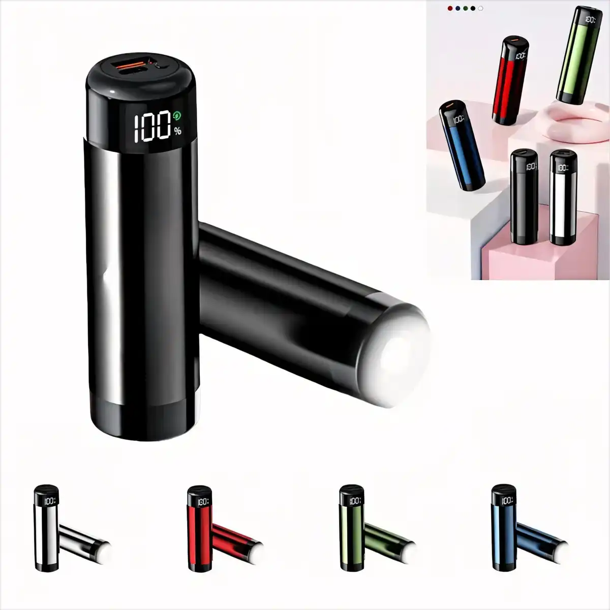 Portable 3-in-1 Heated Power Bank