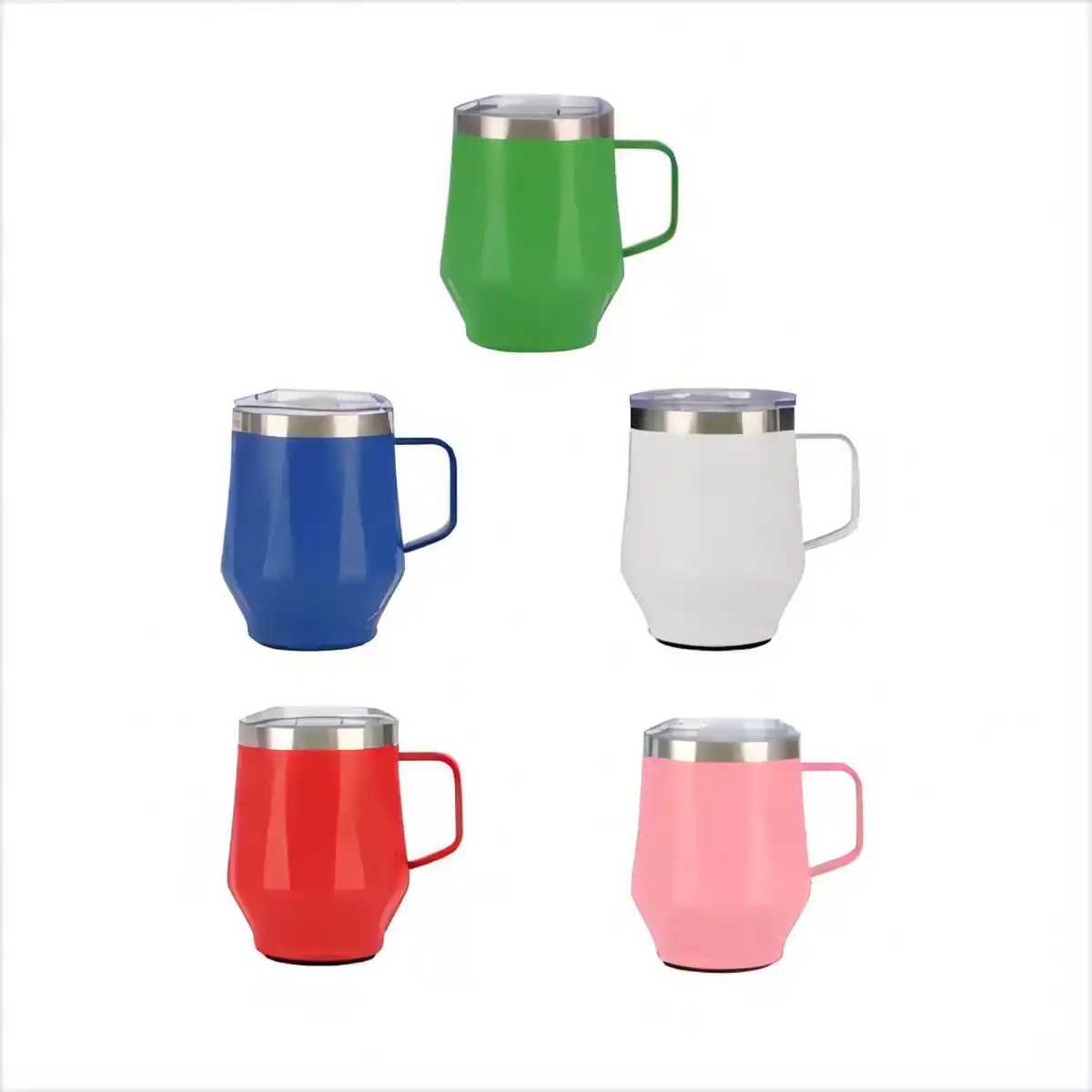 Double Wall Steel Travel Mug 12oz alternate product angle