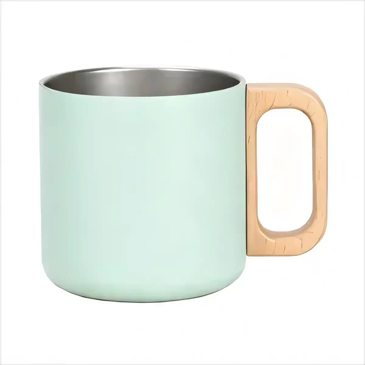 Double Wall Steel Travel Mug product with accessories
