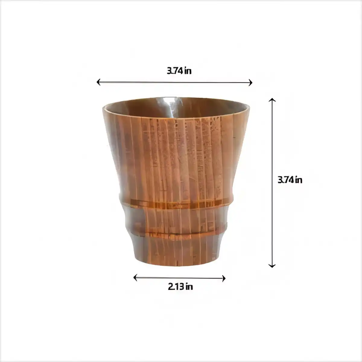 Bamboo Insulated Coffee Mug product detail view