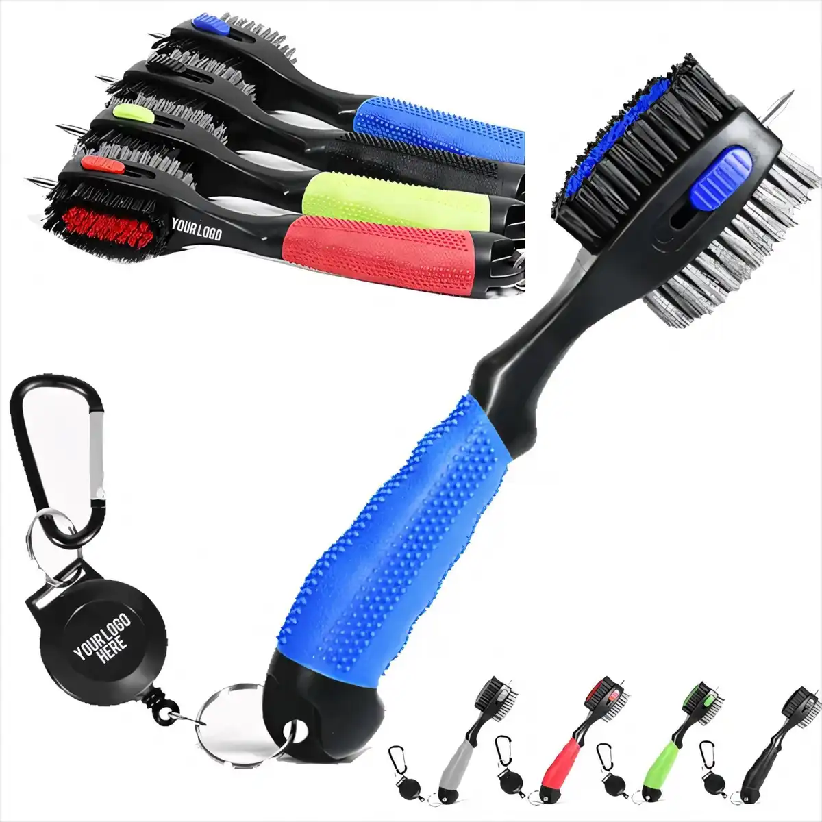 Dual Head Golf Brush Cleaner