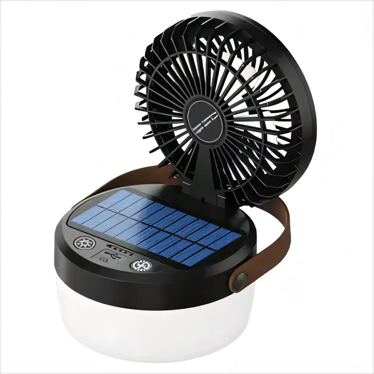 Solar Camping Fan Lantern 4in1 alternate product angle