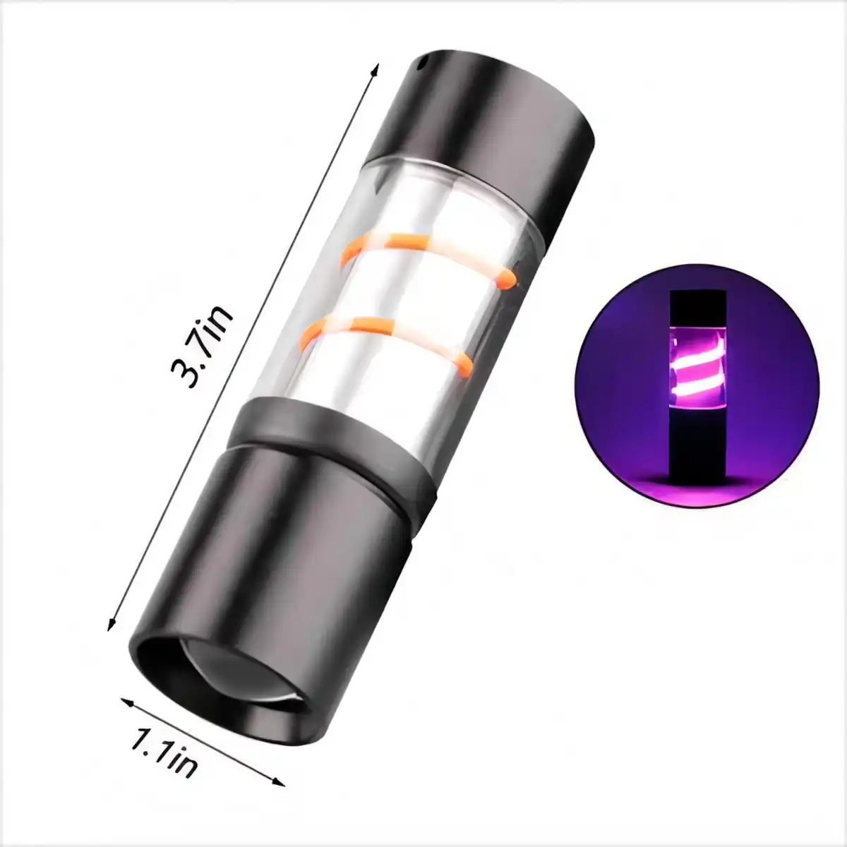Compact Aluminum LED Flashlight product detail view