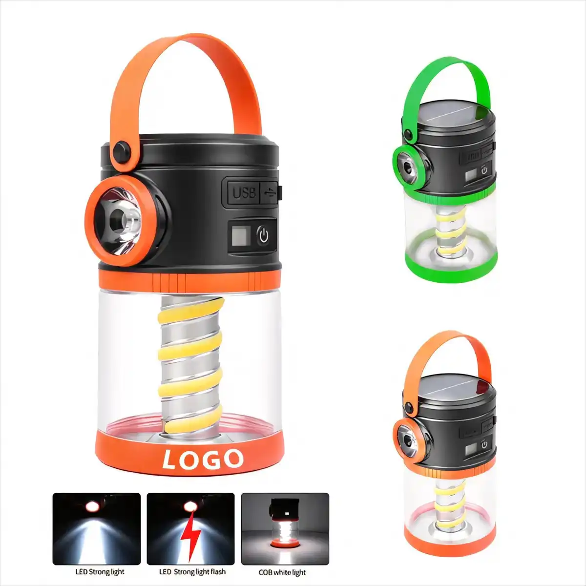 Solar Camping Lantern Rechargeable LED
