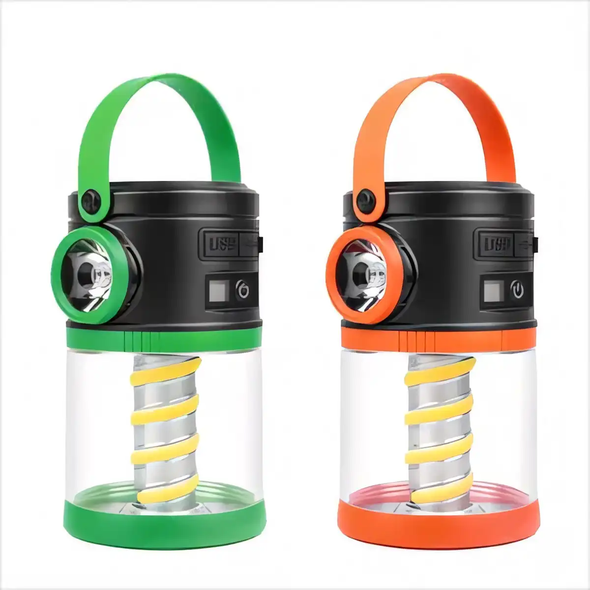 Solar Camping Lantern Rechargeable LED alternate product angle