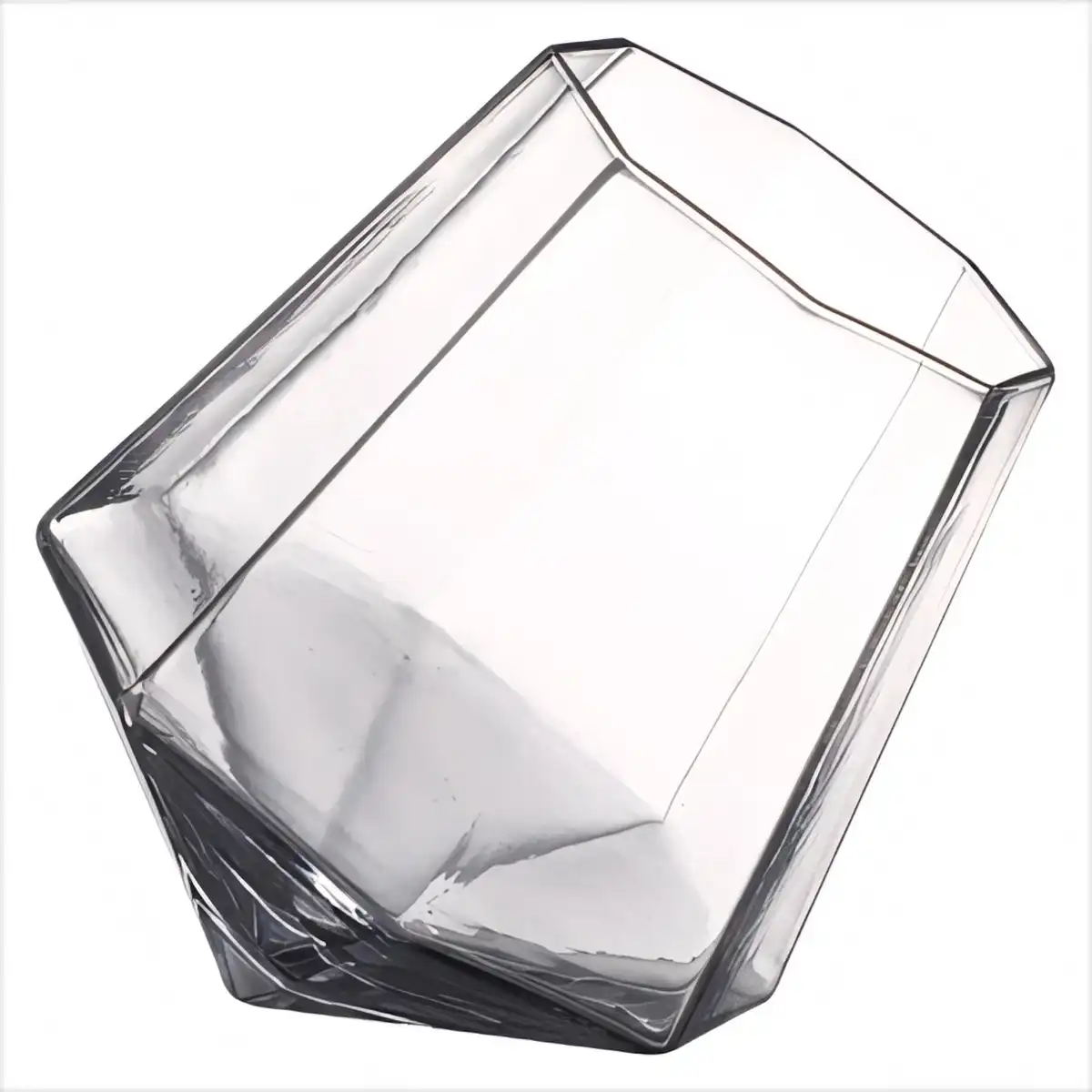 Diamond Cut Crystal Cocktail Glasses product detail view