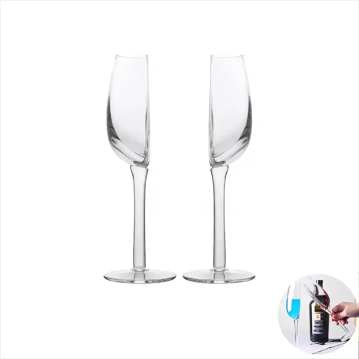 Half Wine Glass Novelty Gift