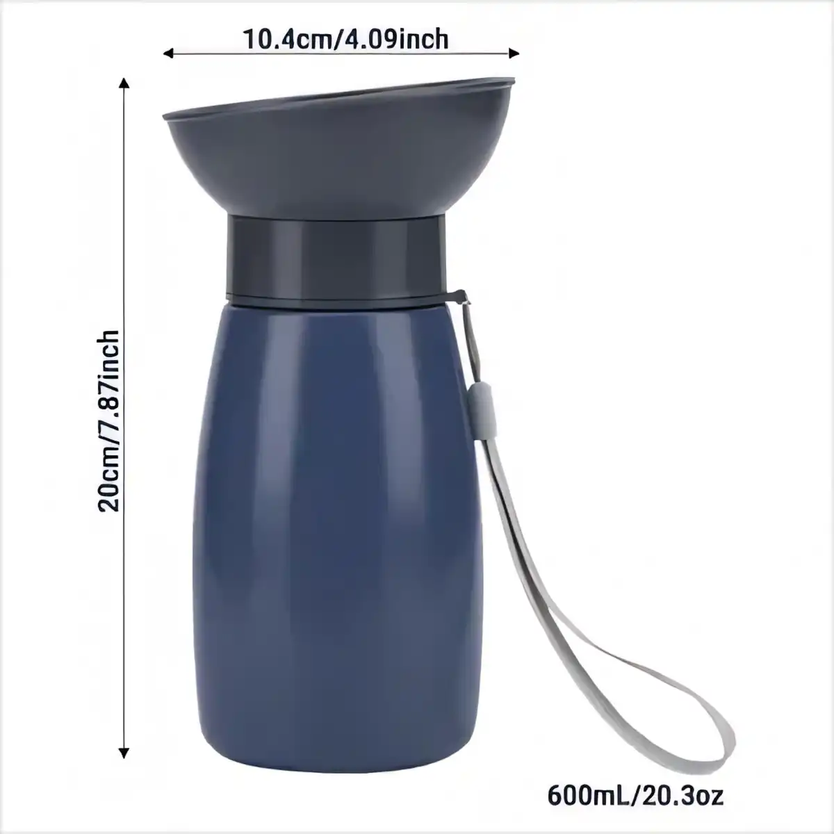 Leak Proof Dog Water Bottle 20oz product detail view