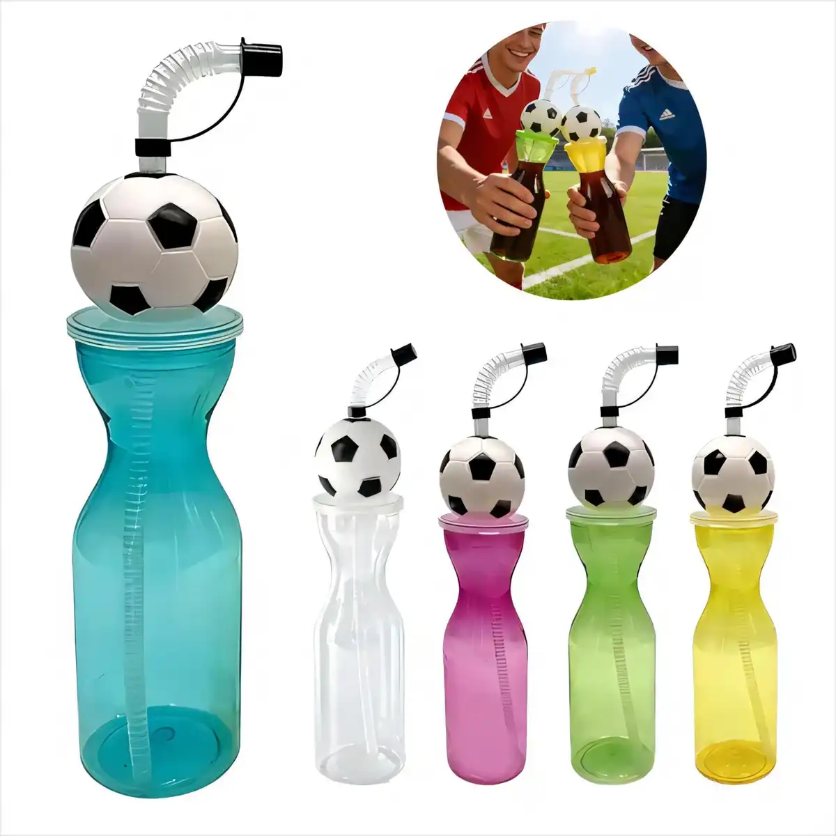 Soccer Ball Water Bottle for Kids