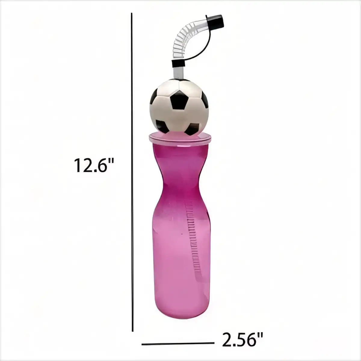 Soccer Ball Water Bottle for Kids product detail view