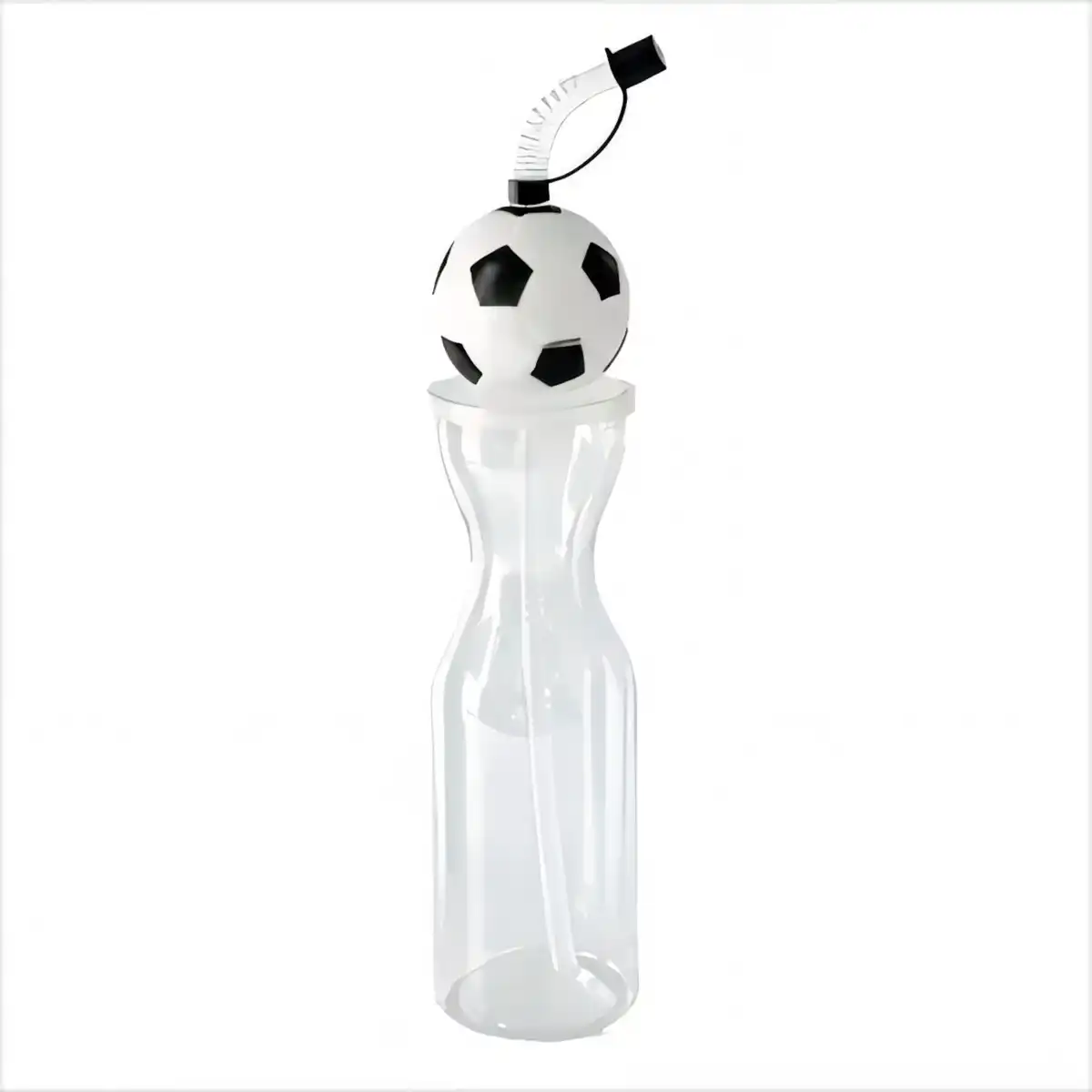 Soccer Ball Water Bottle for Kids product close-up