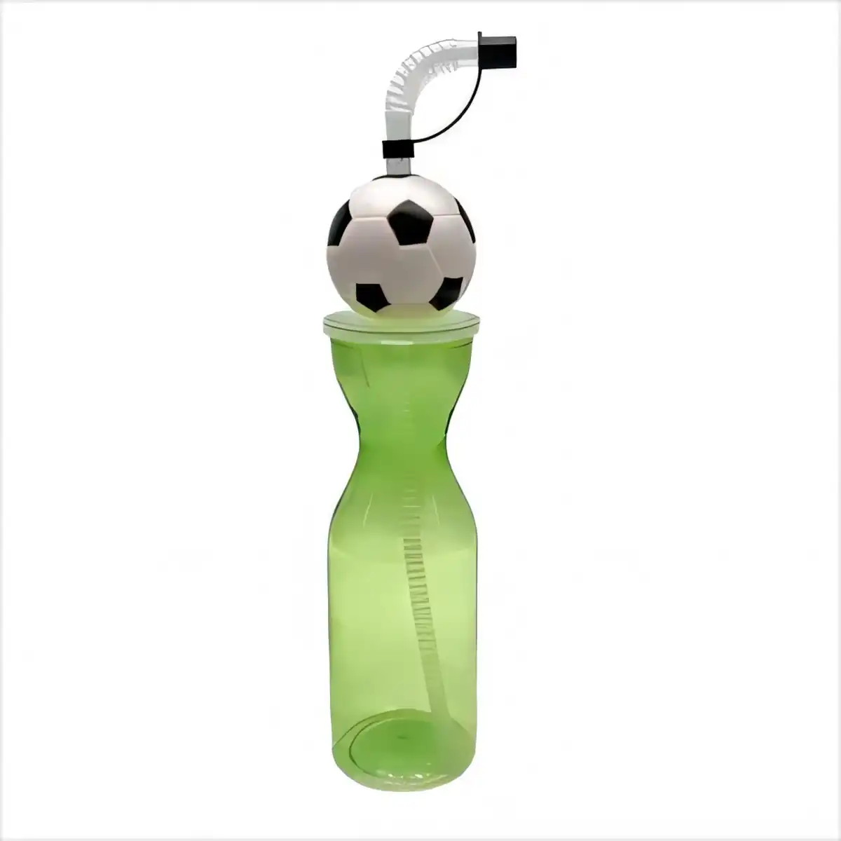 Soccer Ball Water Bottle for Kids product with accessories