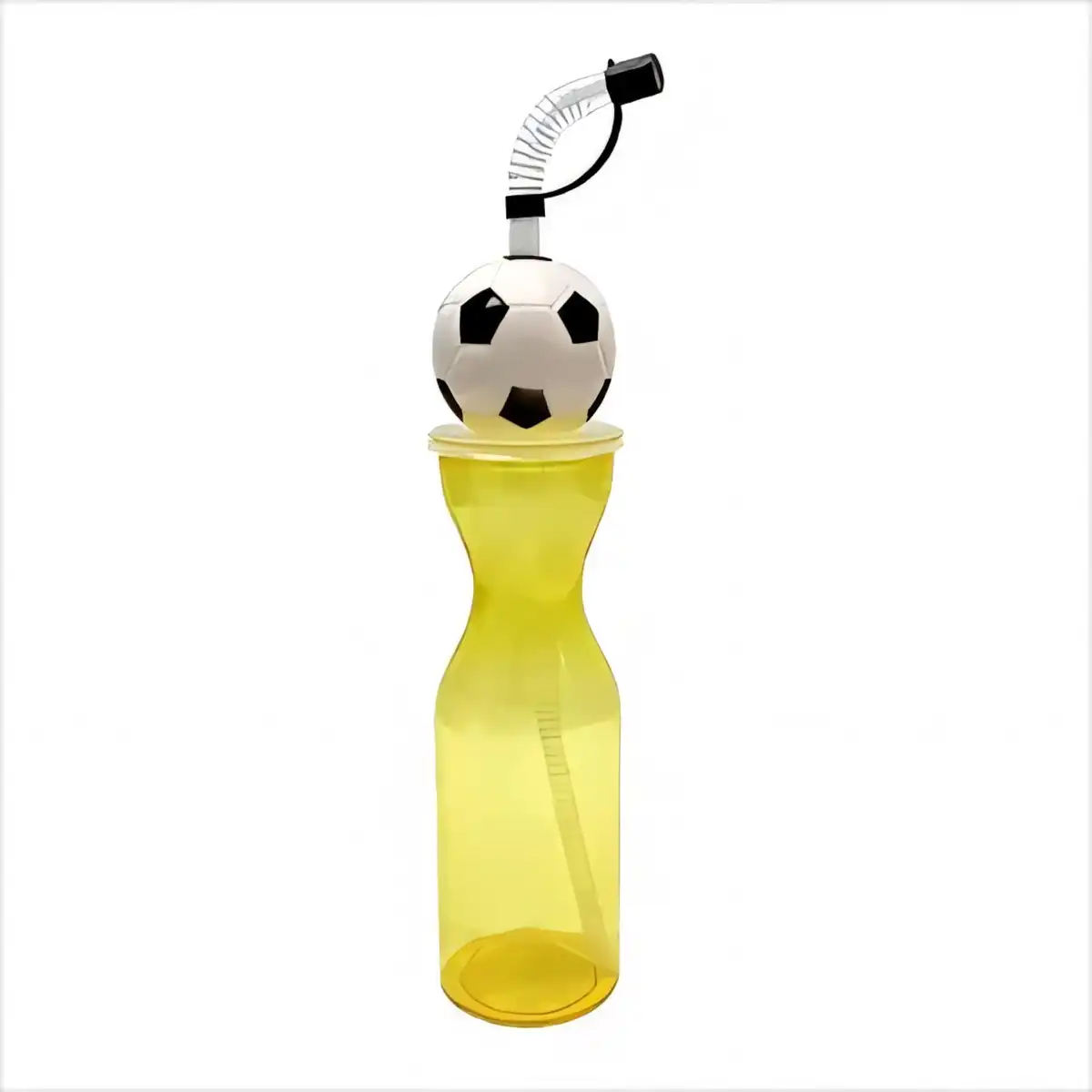 Soccer Ball Water Bottle for Kids custom logo imprint view