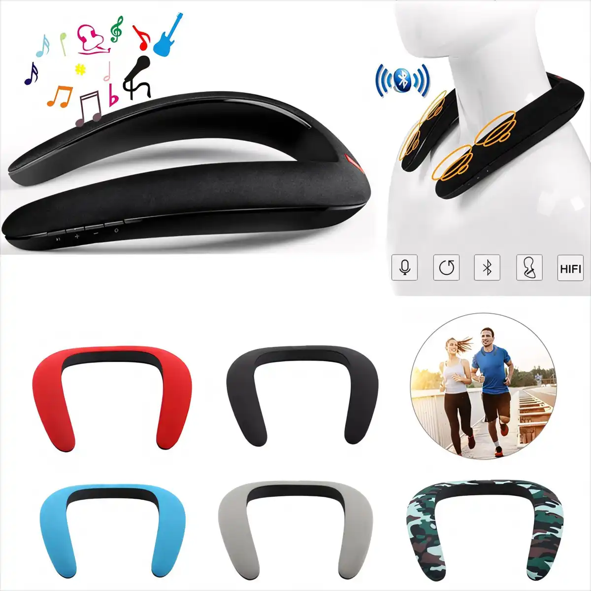 Wireless Neck Speaker Immersive Sound
