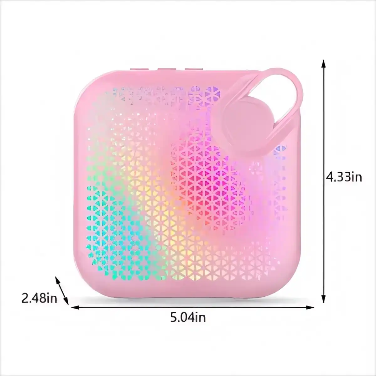 Portable Bluetooth Speaker with Color Lights product detail view