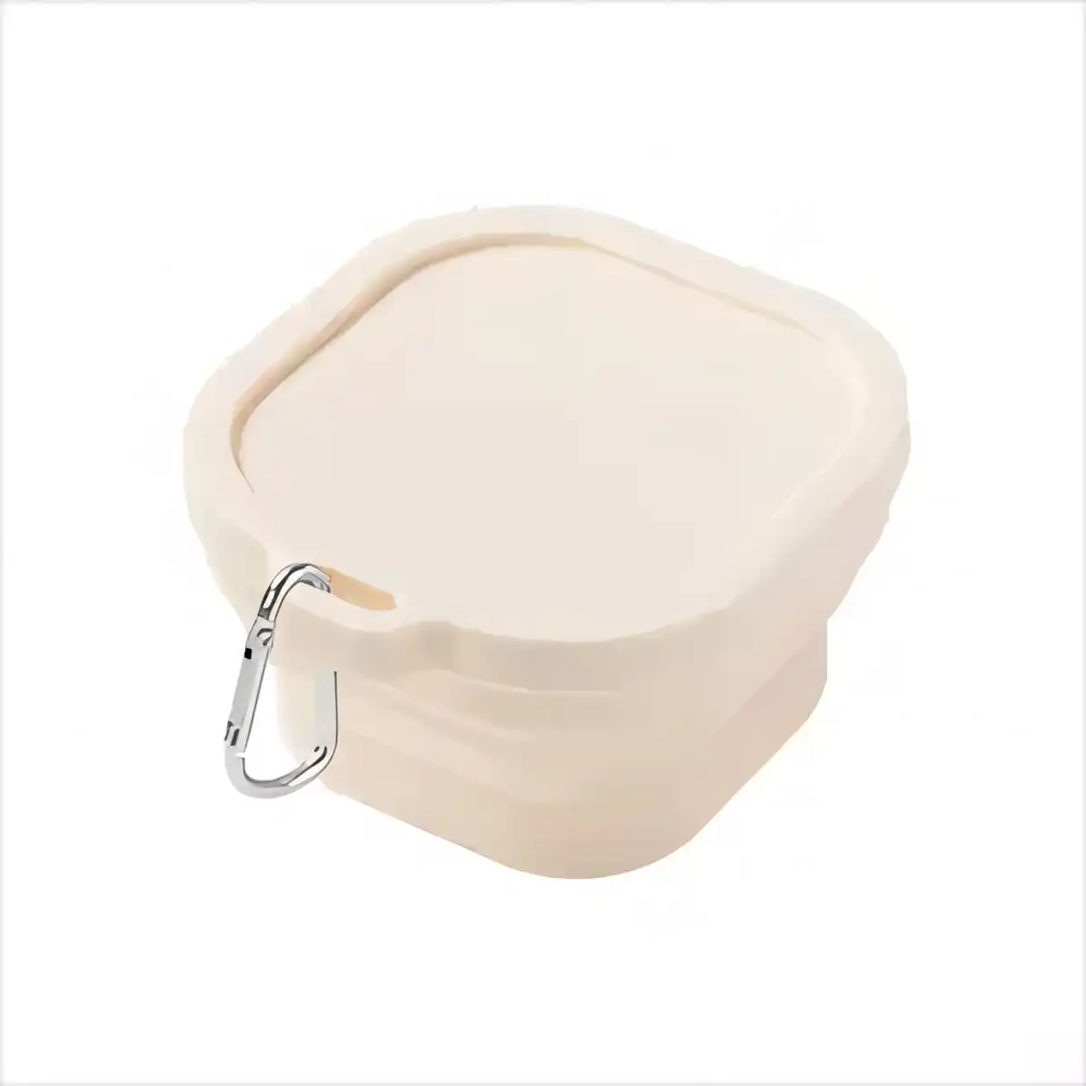 Eco-Friendly Collapsible Silicone Lunch Container product close-up